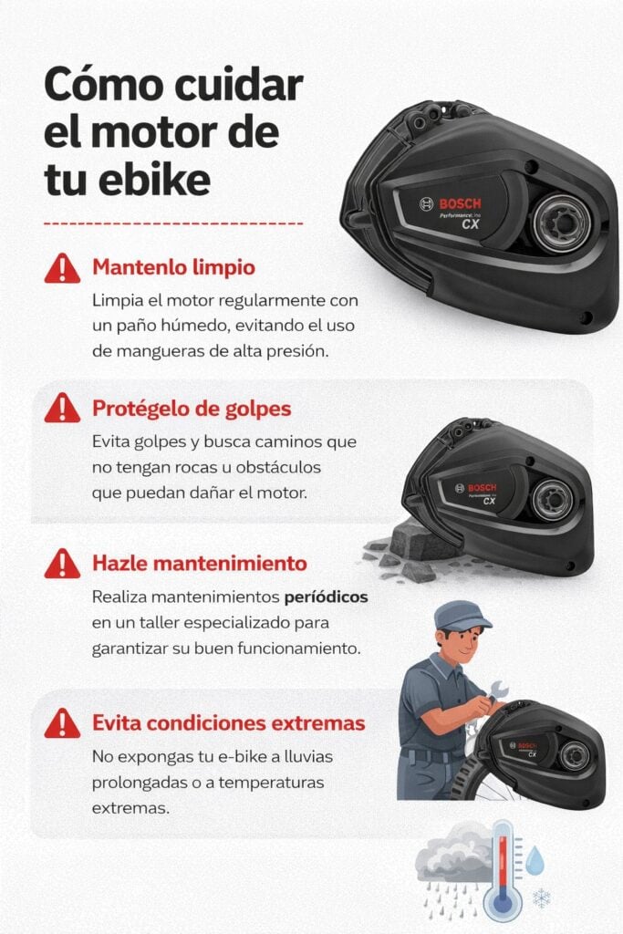 Cómo cuidar el motor de tu ebike