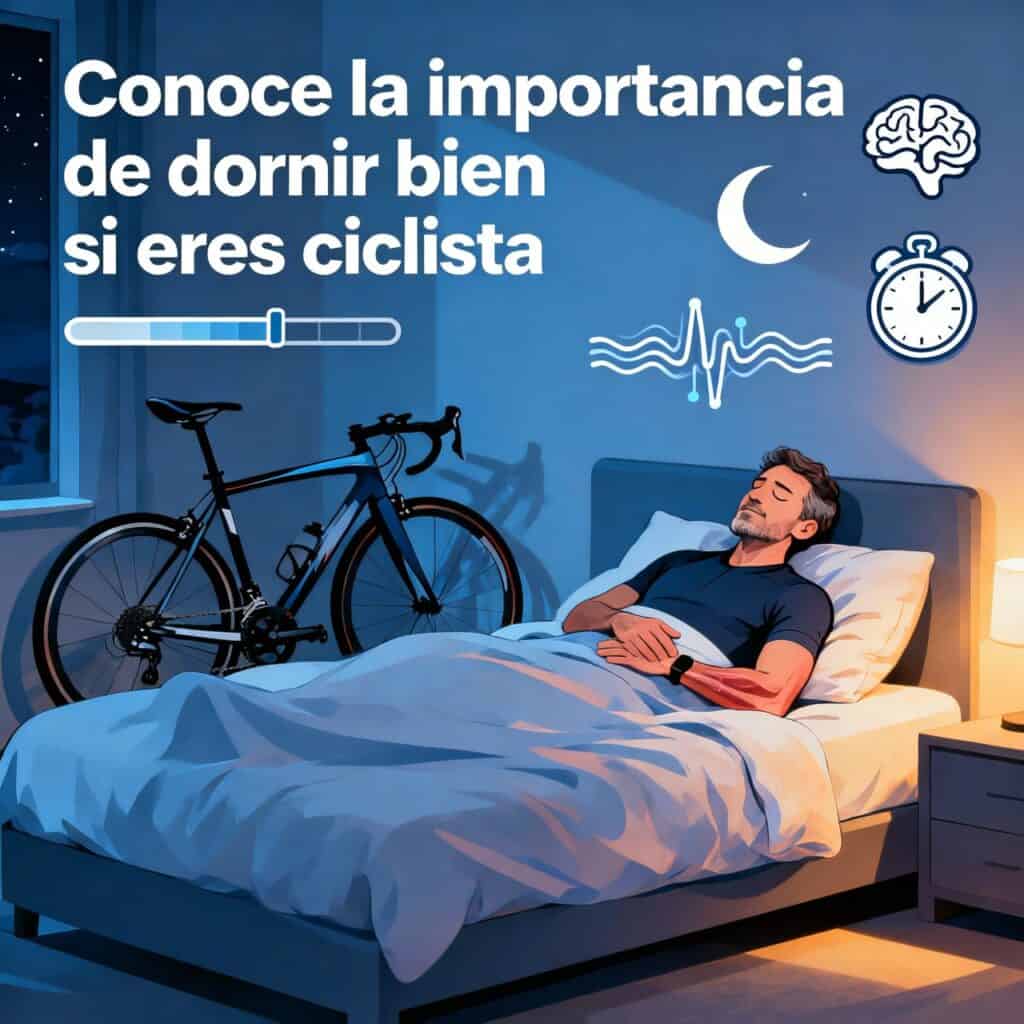 Conoce la importancia de dormir bien si eres ciclista