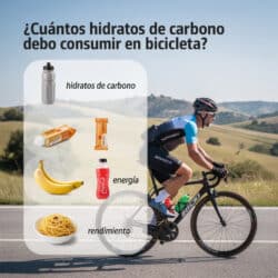 Cuantos hidratos de carbono debo consumir en bicicleta