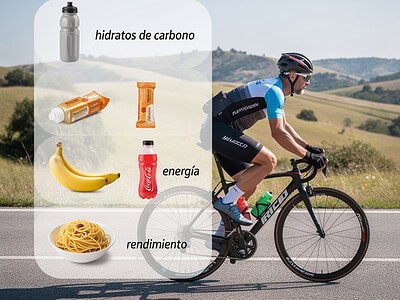 Cuantos hidratos de carbono debo consumir en bicicleta