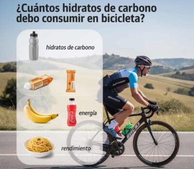 Cuantos hidratos de carbono debo consumir en bicicleta