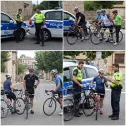 La policía de Llíber multa a varios ciclistas