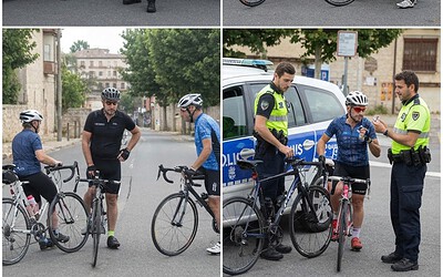 La policía de Llíber multa a varios ciclistas