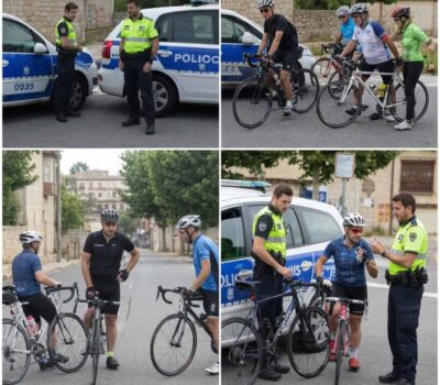 La policía de Llíber multa a varios ciclistas