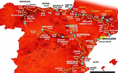 Recorrido oficial Vuelta España 2026