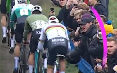 Aficionados Hater atacan a Van der Poel