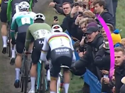 Aficionados Hater atacan a Van der Poel