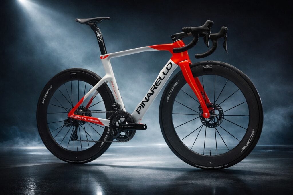 Ineos presenta la nueva Pinarello Dogma F 2026