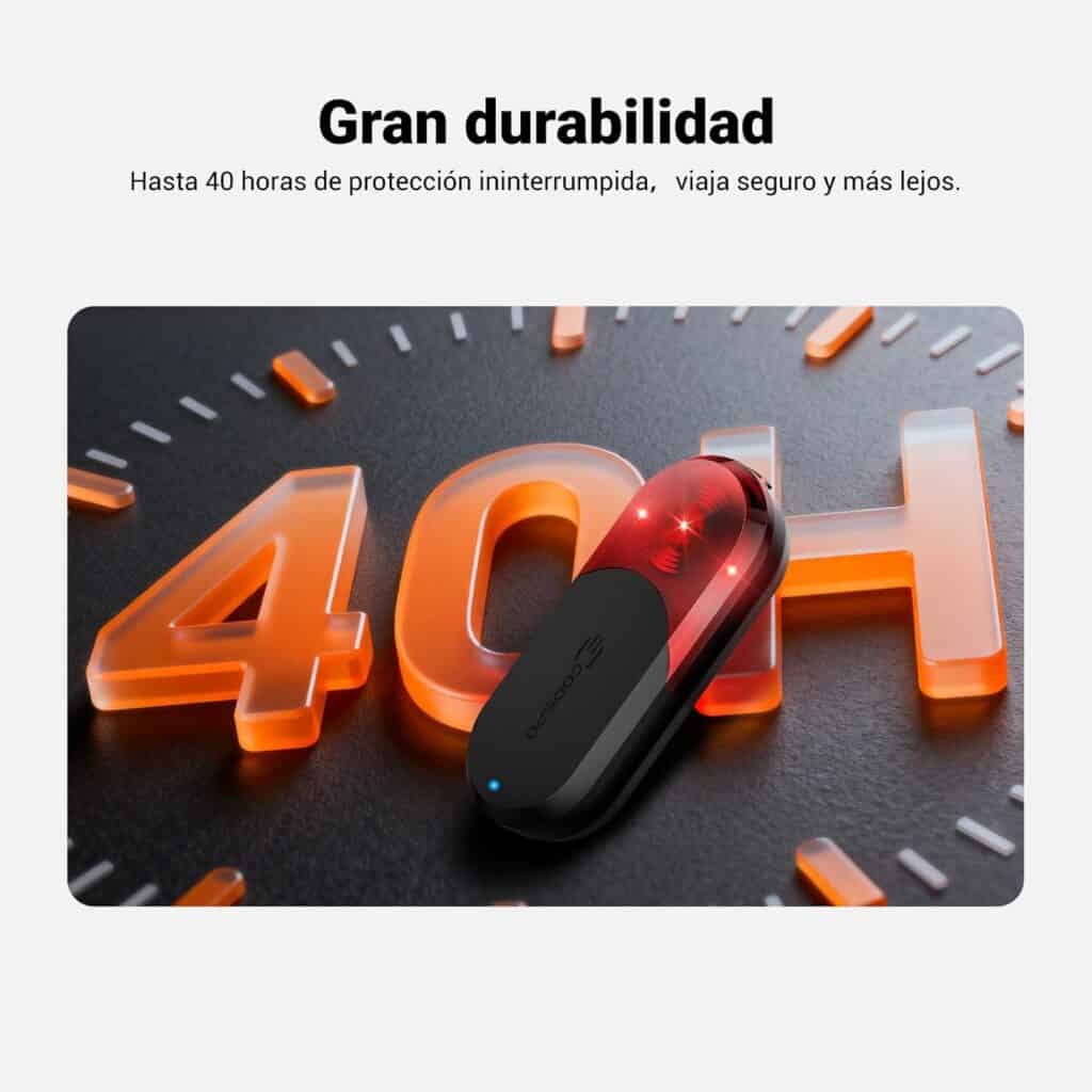 Radar con luz trasera COOSPO TR70