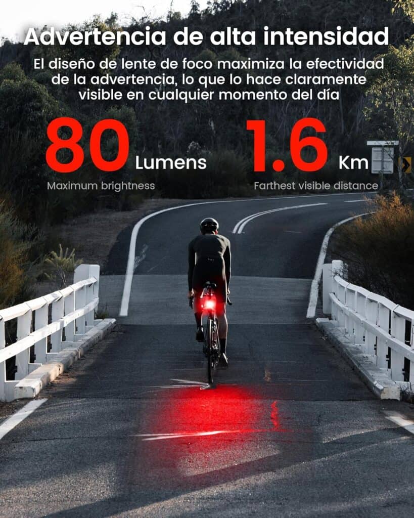 Radar con luz trasera Ravemen NT201