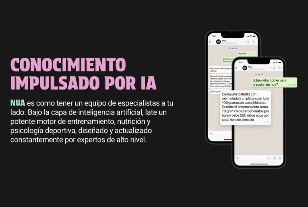 Entrenador de ciclismo con IA generativa: el caso de NUA Coach