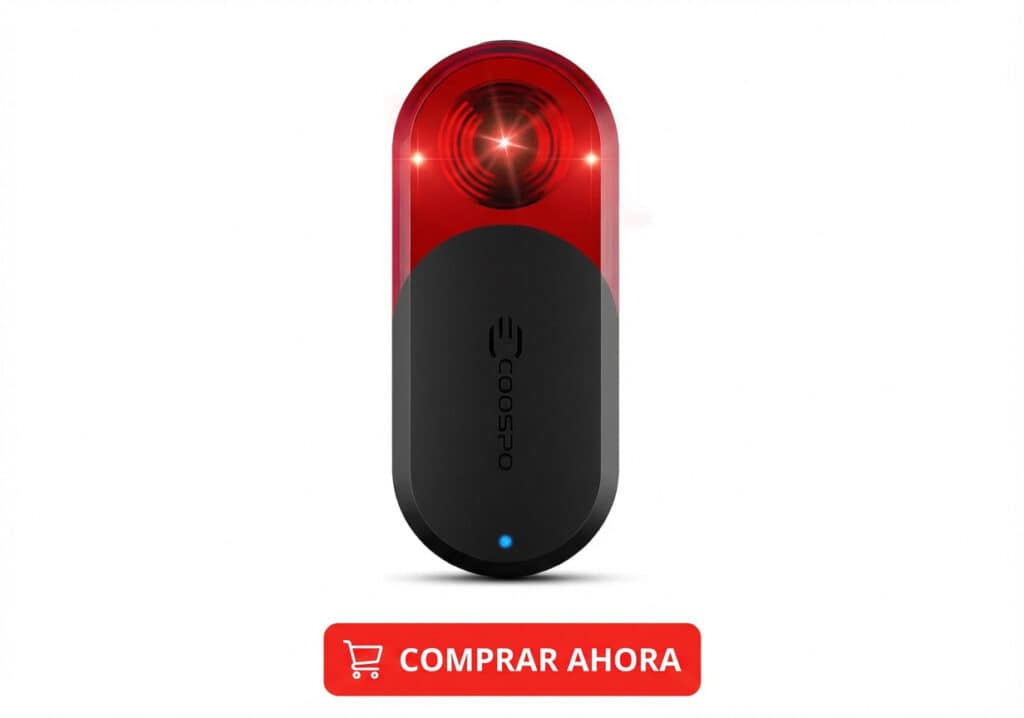 Radar con luz trasera COOSPO TR70