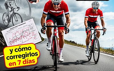 Errores de entrenamiento que te impiden mejorar en ciclismo