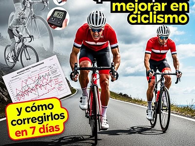 Errores de entrenamiento que te impiden mejorar en ciclismo