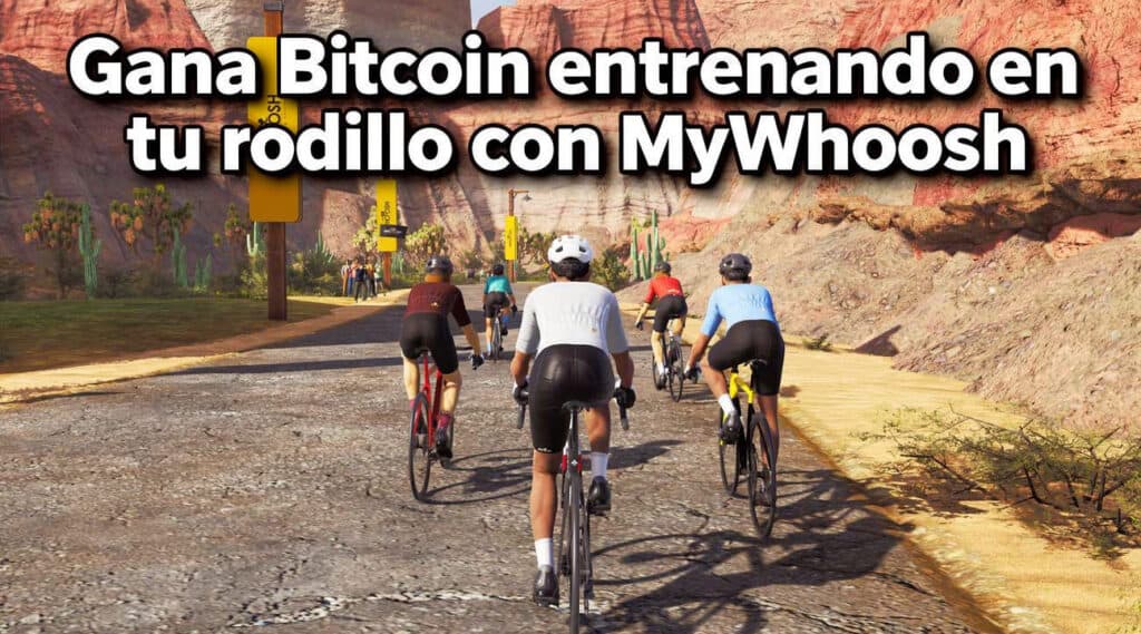 Gana Bitcoin entrenando en tu rodillo con MyWhoosh