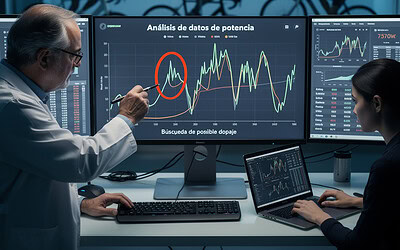 Buscan en los datos de potencia posible dopaje