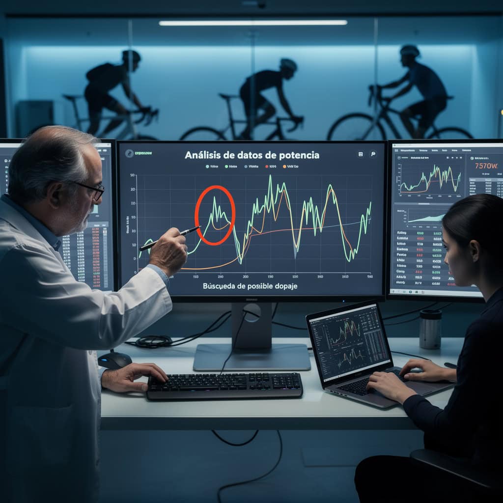 Buscan en los datos de potencia posible dopaje