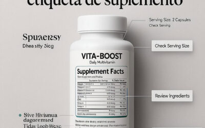 Cómo leer una etiqueta de suplemento