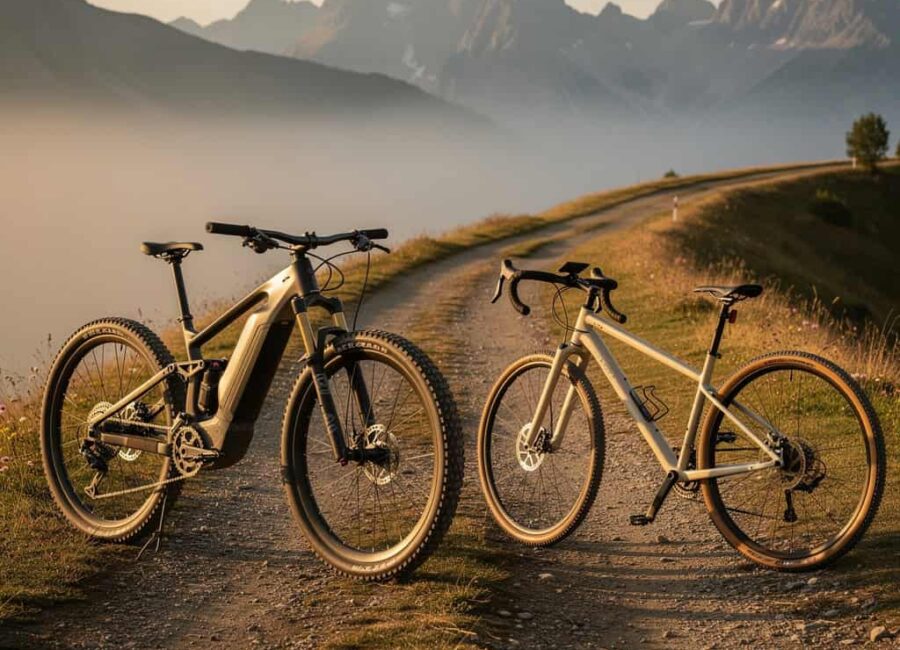 E-MTB vs Gravel