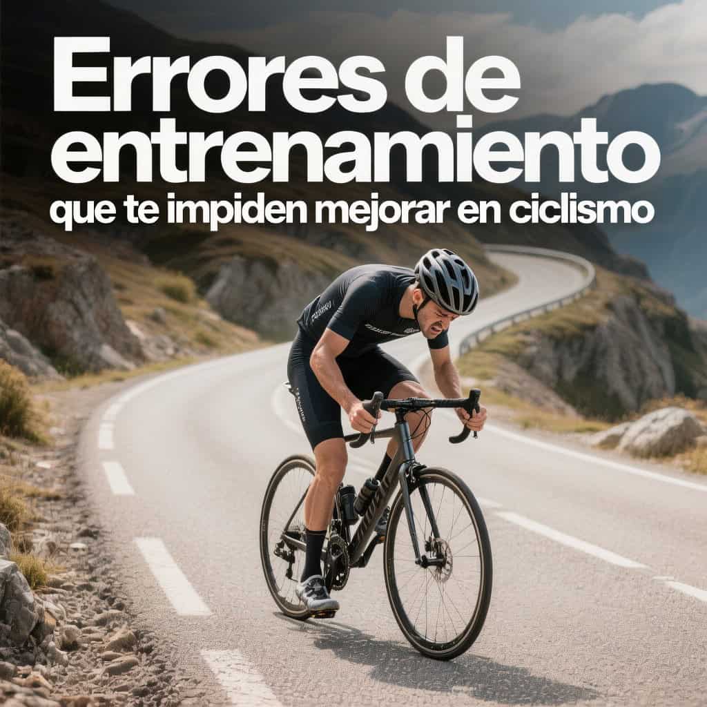 Errores de entrenamiento que te impiden mejorar en ciclismo