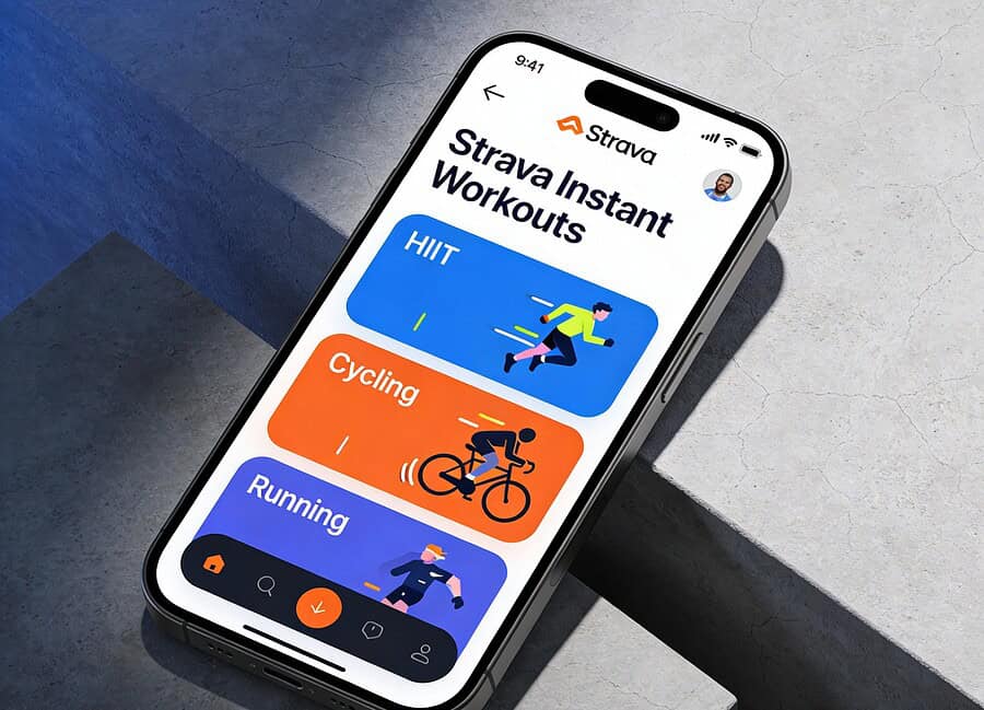 Novedad Strava Instant Workouts