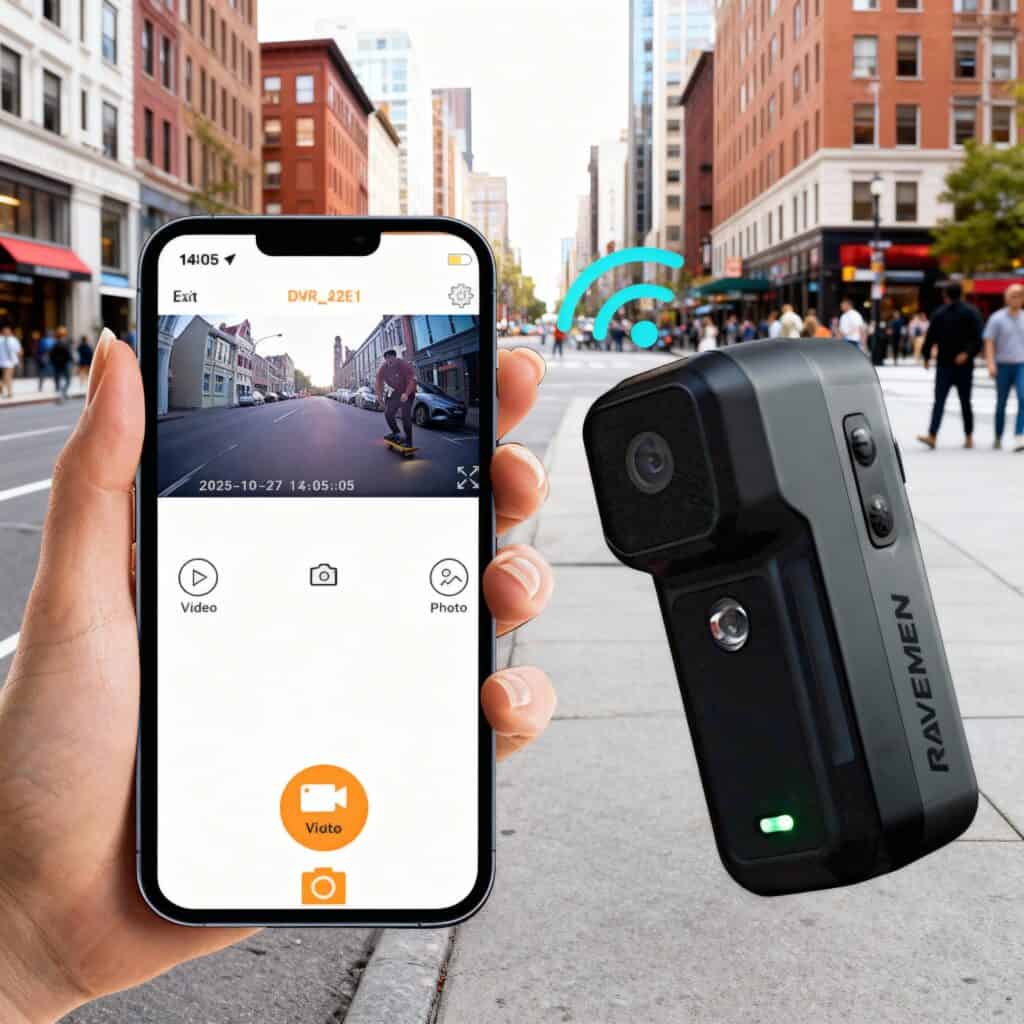 Ravemen NT301 luz trasera y cámara de vídeo