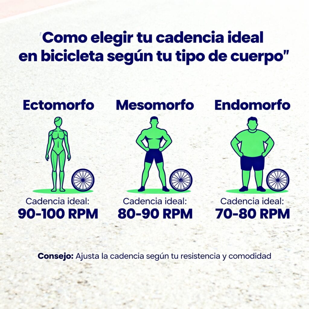 Cómo elegir tu cadencia ideal según tu tipo de cuerpo