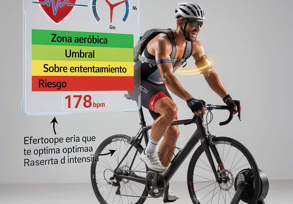 Entrenar en ciclismo por encima de la frecuencia cardiaca