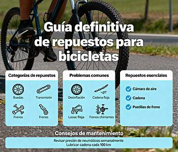 Guía definitiva de repuestos para bicicletas