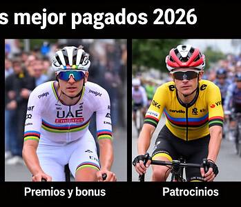Ciclistas mejor pagados del 2026