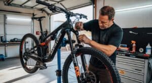 Mantenimiento de suspensiones de una MTB