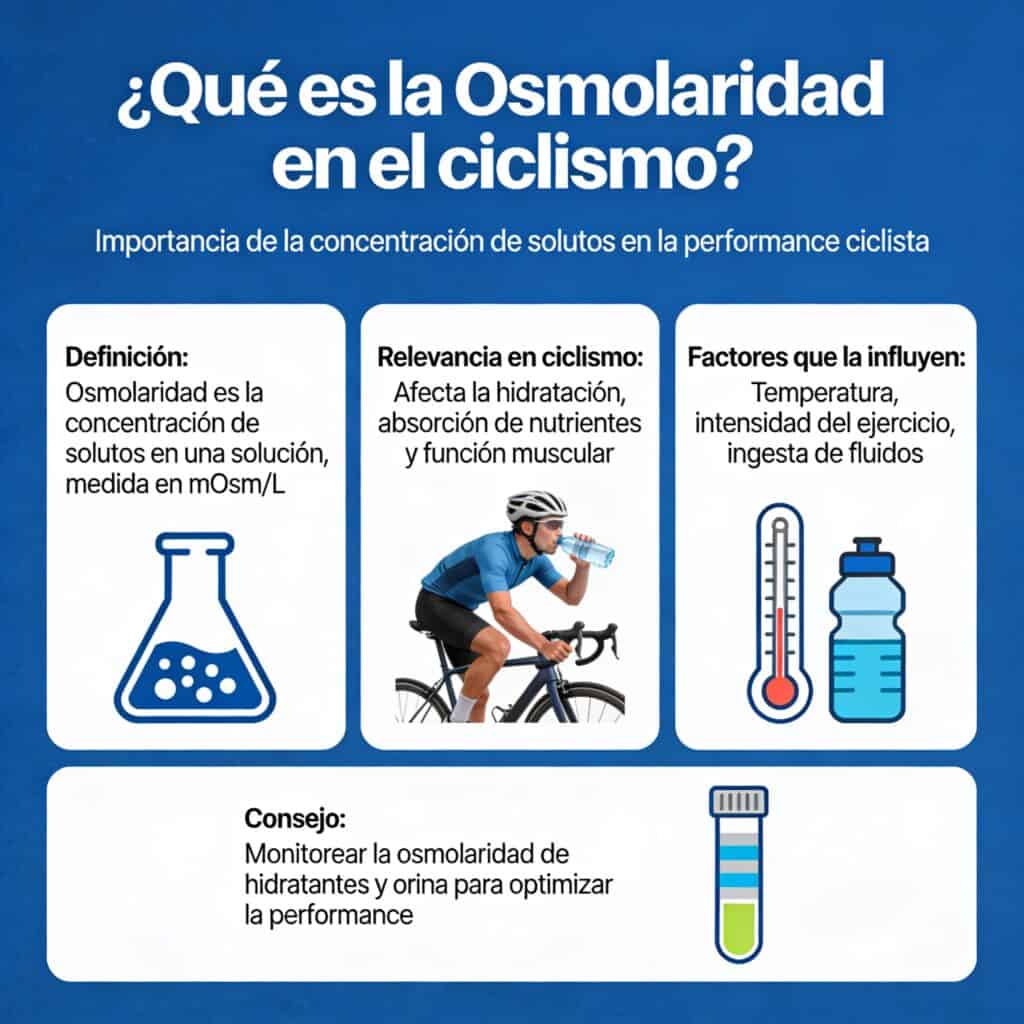 Que es la Osmolaridad en el ciclismo