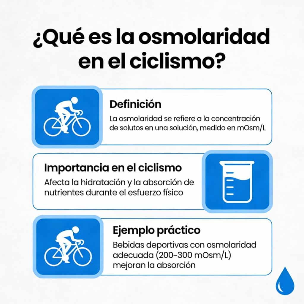Que es la Osmolaridad en el ciclismo