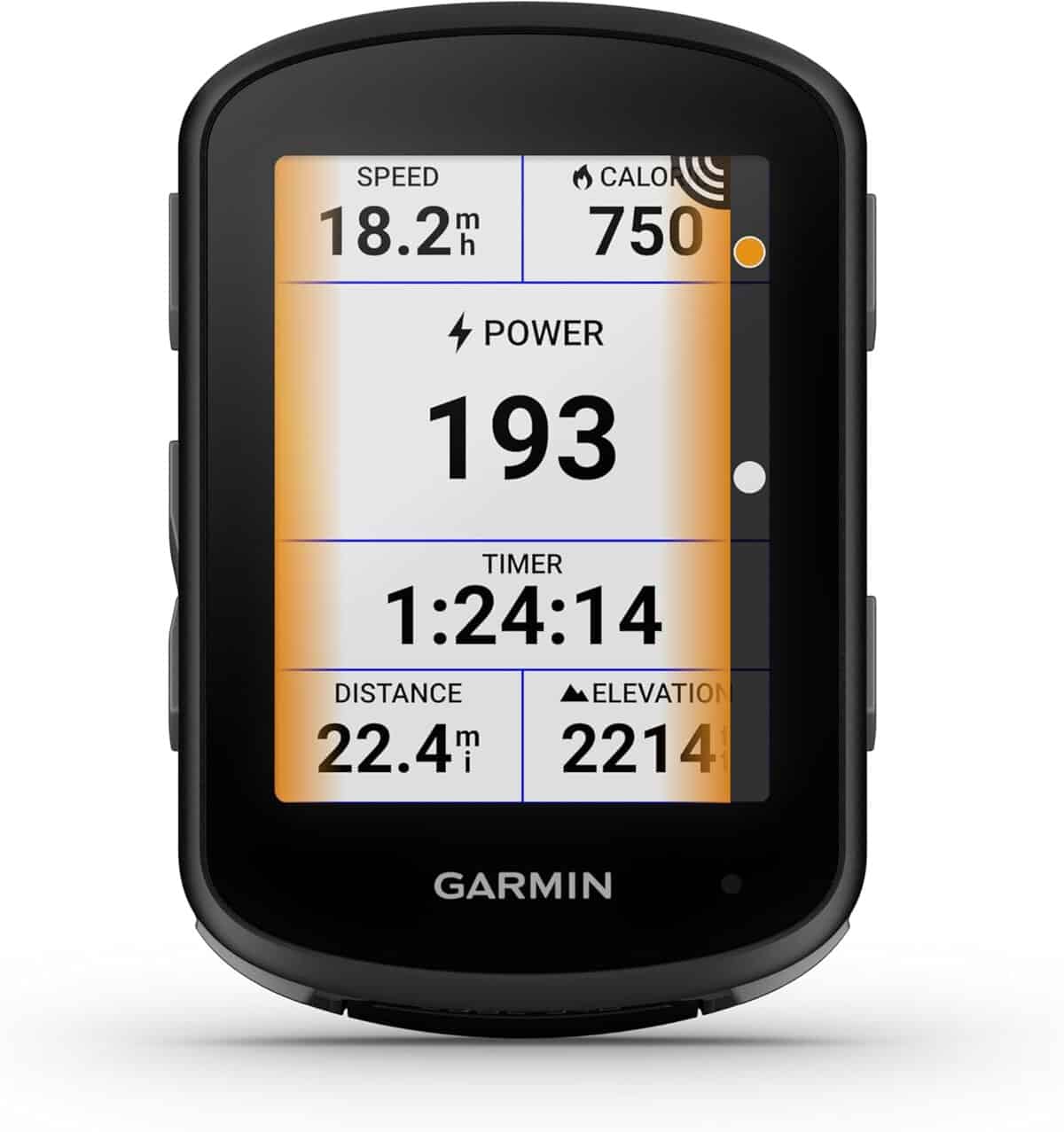 Garmin Edge 540 montado en manillar de bicicleta