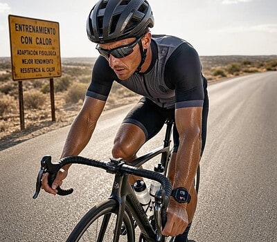 Entrenamiento con calor en ciclismo