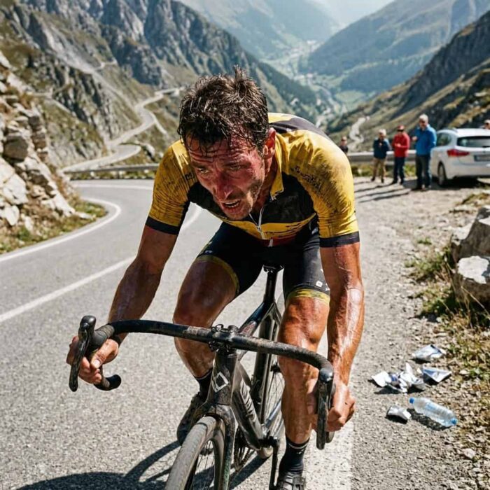 La pájara en el ciclismo