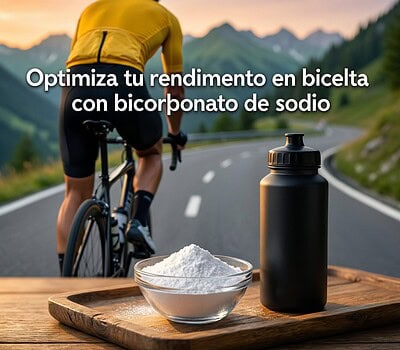 Optimiza tu rendimiento en bicicleta con bicarbonato de sodio