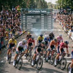 Qué son los puntos UCI y cómo se reparten en el ciclismo profesional