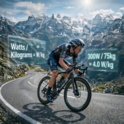 Qué son los vatios por kilo (W/kg) en ciclismo y cómo calcular el tuyo