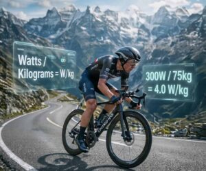 Qué son los vatios por kilo (W/kg) en ciclismo y cómo calcular el tuyo
