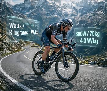 Qué son los vatios por kilo (W/kg) en ciclismo y cómo calcular el tuyo