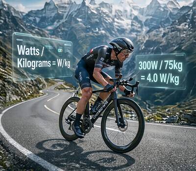 Qué son los vatios por kilo (W/kg) en ciclismo y cómo calcular el tuyo