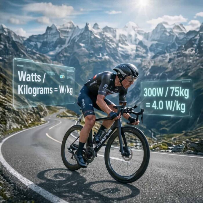 Qué son los vatios por kilo (W/kg) en ciclismo y cómo calcular el tuyo