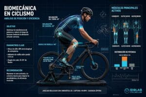 Biomecánica en bicicleta