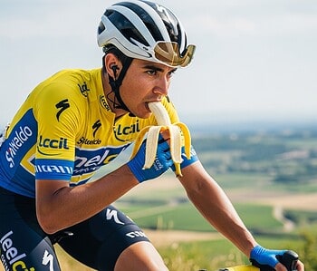 platano y ciclismo