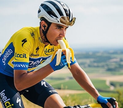 platano y ciclismo