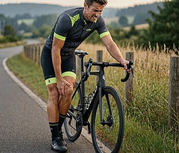 Dolor de rodilla al montar en bicicleta
