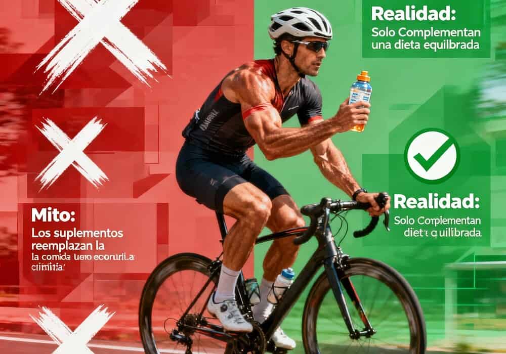 Mitos y realidades sobre el uso de suplementos en el ciclismo