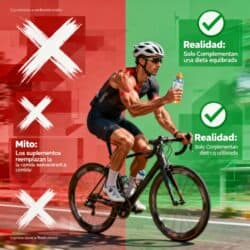 Mitos y realidades sobre el uso de suplementos en el ciclismo