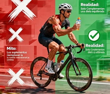 Mitos y realidades sobre el uso de suplementos en el ciclismo